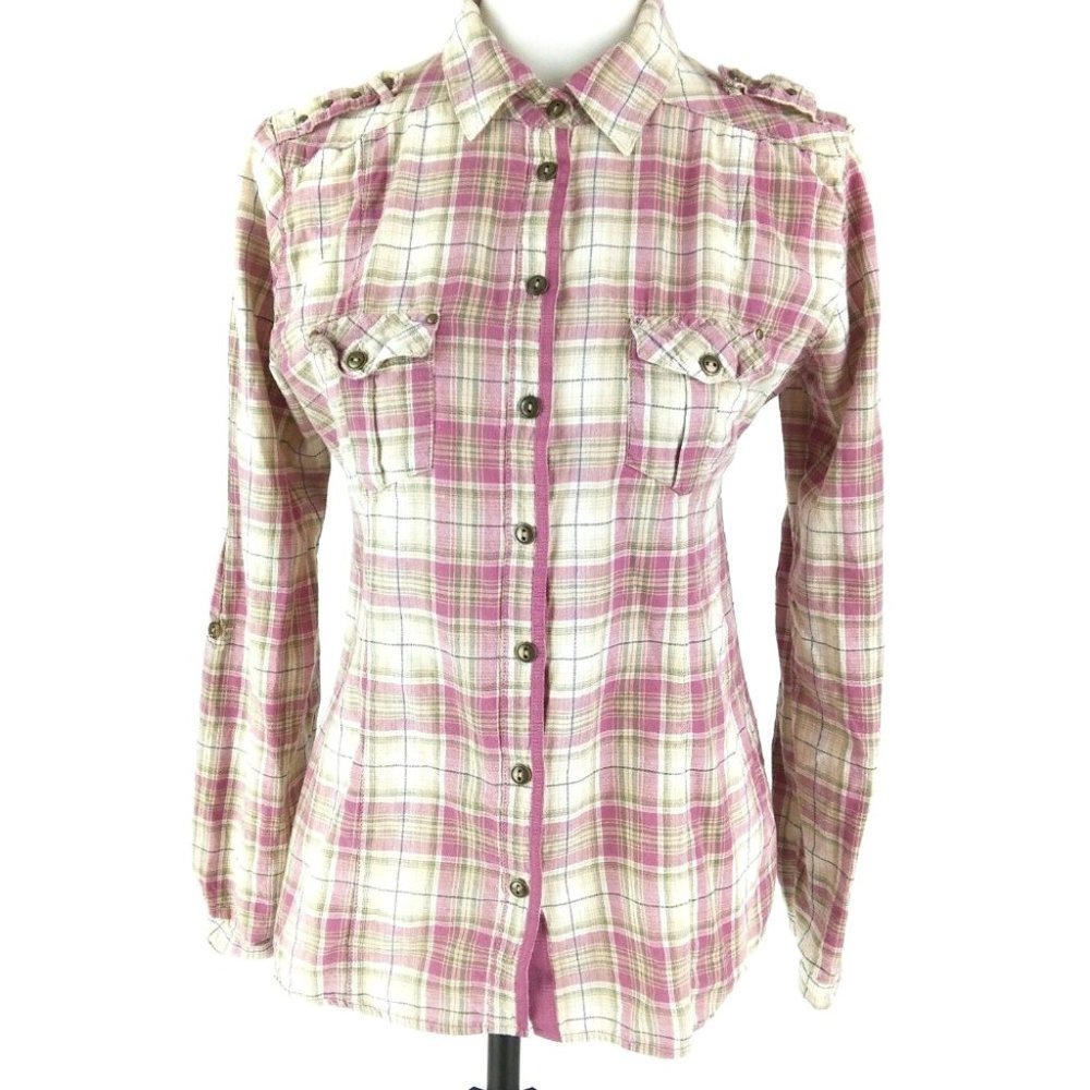 Maurices Womens Western Blouse Sz M
